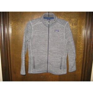 Patagonia Better Sweater Boys Youth Gray Jacket Full Zip Size L-XL Oudoors NICE